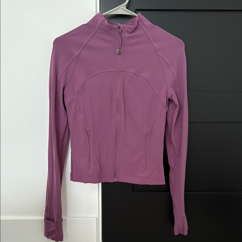 Lululemon Define Cropped Jacket- Vintage Plum Size 6